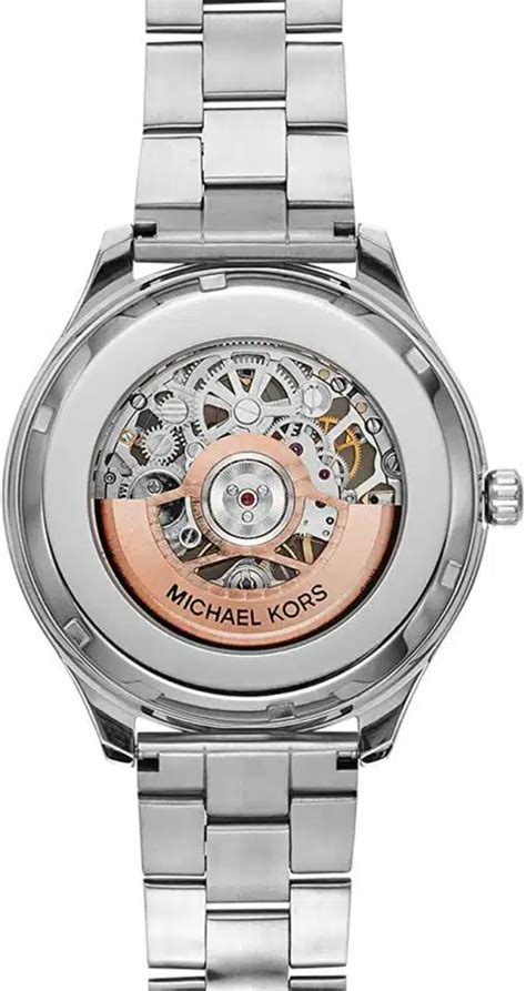 michael kors men's merrick automatic steel watch